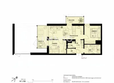 3-Zimmer-Wohnung kaufen in Wien – 56 m², € 372.500 – Bild 12 von 12