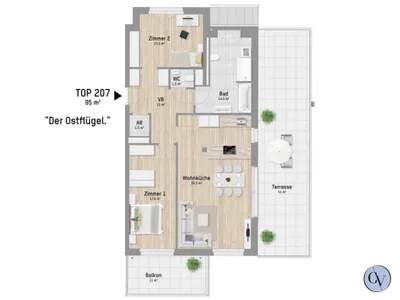 3-Zimmer-Wohnung kaufen in Wien – 94,31 m², € 699.900 – Bild 8 von 8