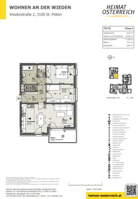 3-Zimmer-Wohnung mieten in Sankt Pölten – 71,58 m², € 905 – Bild 10 von 12