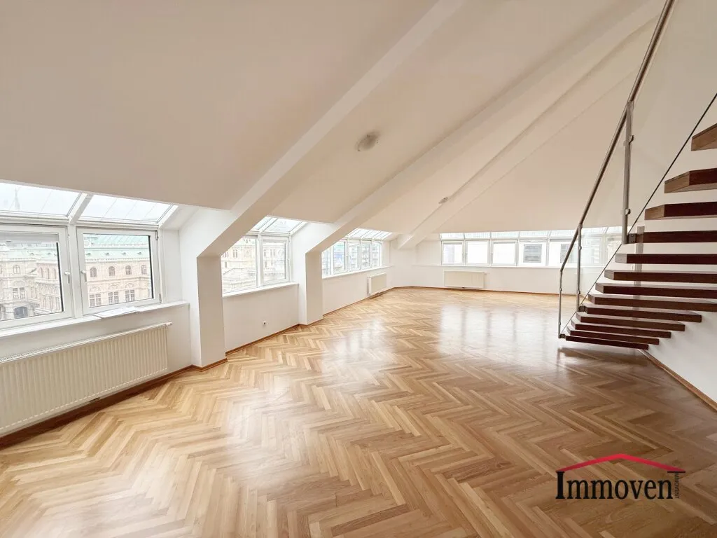 TOPLAGE - ERSTBEZUG - GENERALSANIERT - Großes Büro mit Dachterrasse bei der Wiener Oper! – pohled 3