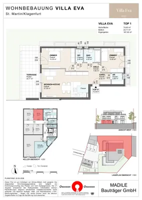 3-Zimmer-Wohnung kaufen in Klagenfurt – 74,93 m², € 582.000 – Bild 3 von 3
