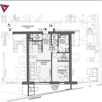 2-Zimmer-Wohnung kaufen in Tulln – 52 m², € 250.000 – Bild 10 von 10