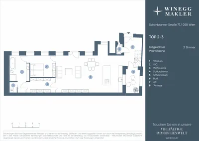 2-Zimmer-Gewerbeimmobilie kaufen in Wien – 114,12 m², € 690.000 – Bild 14 von 14