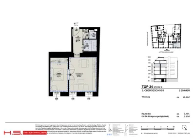 2-Zimmer-Wohnung kaufen in Wien – 48,63 m², € 549.000 – Bild 12 von 12