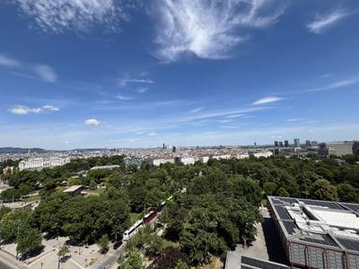 "Bel&Main Residences" - Topmodernes 2-Zimmer Apartment mit Loggia und TRAUMBLICK über Wien! UNBEFRISTET!