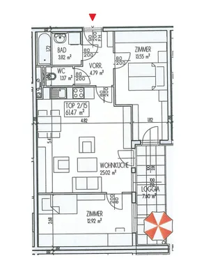 3-Zimmer-Wohnung mieten in Wien – 61 m², € 1.049 – Bild 10 von 10