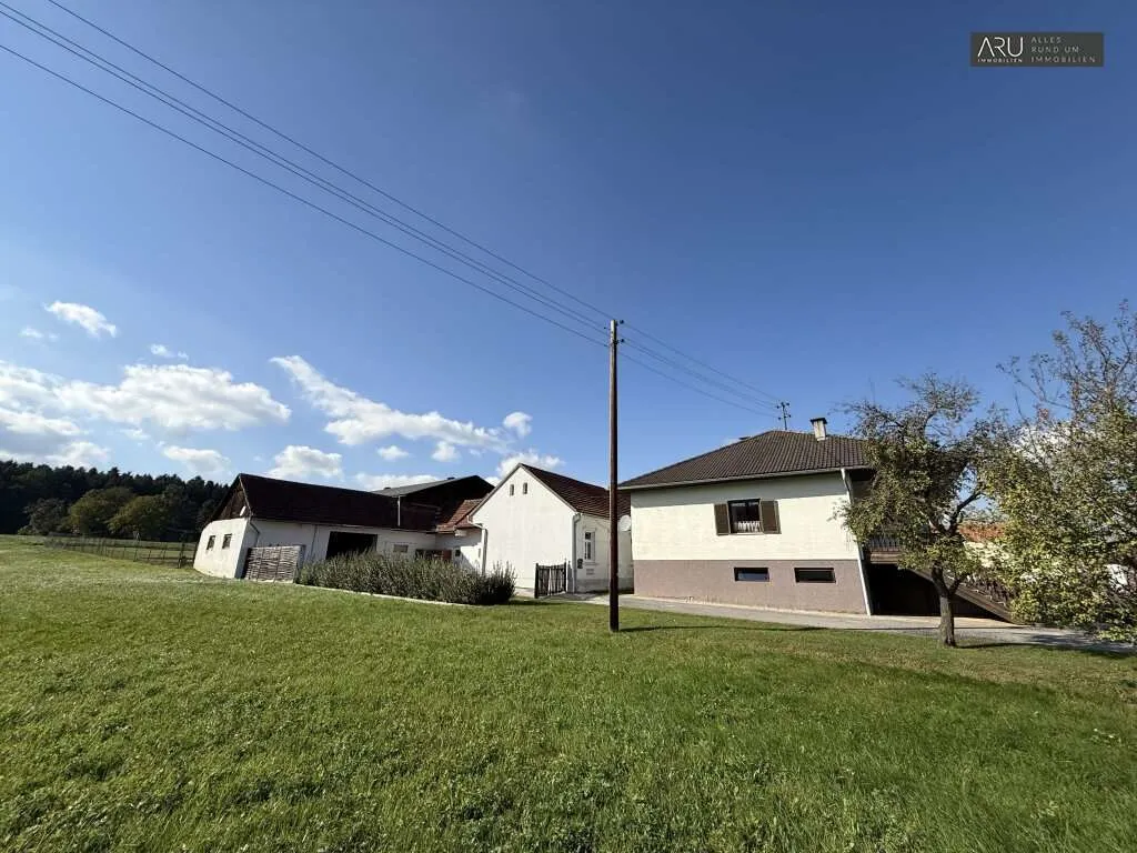 Einfamilienhaus mit großem Nebengebäude und Stadl - Ansicht 3