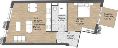 Wohnung kaufen in Wien – 56,82 m², € 399.000 – Bild 8 von 13