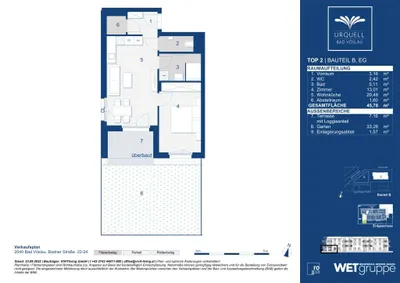 2-Zimmer-Wohnung kaufen in Baden – 44,73 m², € 269.000 – Bild 5 von 6
