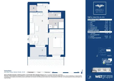 2-Zimmer-Wohnung kaufen in Baden – 44,73 m², € 269.000 – Bild 6 von 6