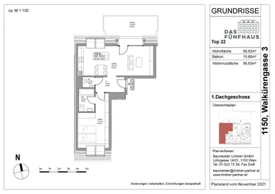 2-Zimmer-Wohnung mieten in Wien – 56 m², € 1.075 – Bild 23 von 23
