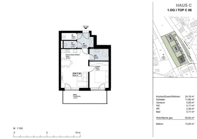 2-Zimmer-Wohnung kaufen in Linz Land – 50,85 m², € 254.900 – Bild 12 von 12