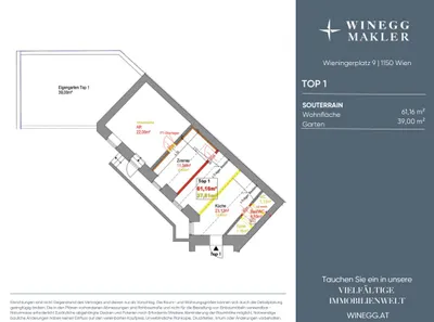 2-Zimmer-Wohnung kaufen in Wien – 61,16 m², € 119.000 – Bild 18 von 18
