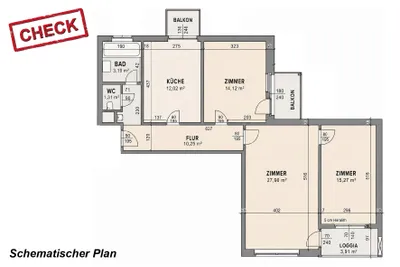 3-Zimmer-Wohnung kaufen in Graz – 88 m², € 209.900 – Bild 15 von 15