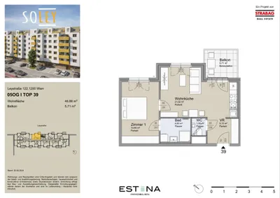 2-Zimmer-Wohnung kaufen in Wien – 47,4 m², € 335.800 – Bild 18 von 18