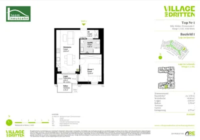2-Zimmer-Wohnung mieten in Wien – 43,16 m², € 1.049 – Bild 29 von 29