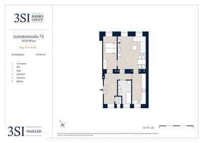 2-Zimmer-Wohnung kaufen in Wien – 64,83 m², € 310.000 – Bild 10 von 10
