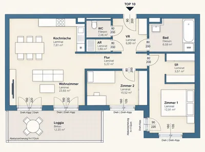 Wohnung zur Miete in 8020 Graz
