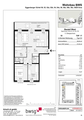 3-Zimmer-Wohnung mieten in Graz – 81,82 m², € 1.003 – Bild 11 von 11