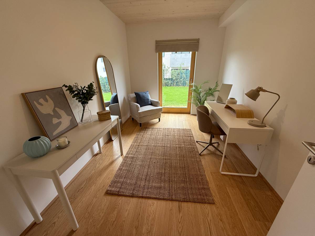 GRÜNE STADTVILLEN - 3 Zimmer mit Eigengarten - Sichtholz in der Wohnung! | Ruhe - Natur - Holz | Provisionsfrei! - Ansicht 3
