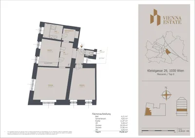 2-Zimmer-Wohnung kaufen in Wien – 74,55 m², € 319.000 – Bild 10 von 10