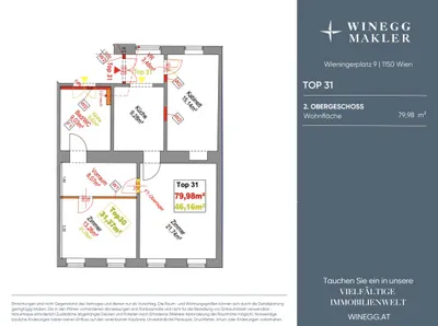 3-Zimmer-Wohnung kaufen in Wien – 79,98 m², € 299.000 – Bild 20 von 20