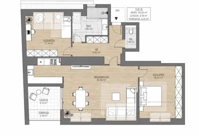 Wohnung kaufen in Wien – 93,2 m², € 980.000 – Bild 3 von 7