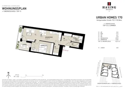 2-Zimmer-Wohnung kaufen in Wien – 55,16 m², € 379.500 – Bild 6 von 6