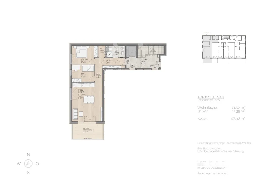 Wohnung – St. Lorenz, Gries, Plomberg - Ansicht 3