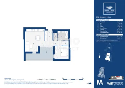 2-Zimmer-Wohnung kaufen in Krems Land – 57,59 m², € 279.000 – Bild 10 von 10