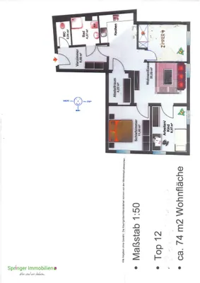 3-Zimmer-Wohnung kaufen in Hallein – 74 m², € 299.000 – Bild 9 von 10