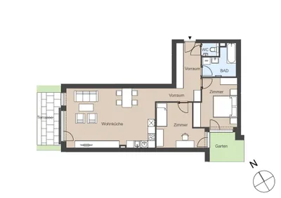 3-Zimmer-Wohnung kaufen in Wiener Neustadt Land – 83,97 m², € 309.000 – Bild 20 von 20