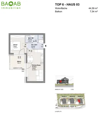 2-Zimmer-Wohnung kaufen in Feldkirchen – 45 m², € 318.000 – Bild 9 von 17