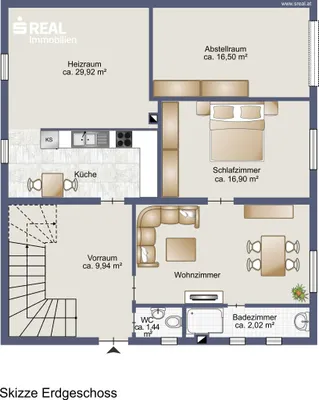7-Zimmer-Haus kaufen in Neusiedl am See – 1 109 m², € 275.000 – Bild 12 von 14