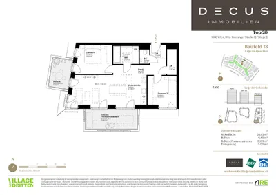 3-Zimmer-Wohnung kaufen in Wien – 69,83 m², € 562.000 – Bild 9 von 9