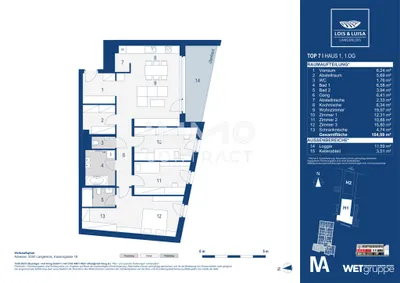 4-Zimmer-Wohnung kaufen in Krems Land – 104,99 m², € 439.000 – Bild 10 von 10