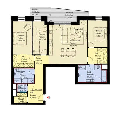 4-Zimmer-Wohnung kaufen in Wien – 126,78 m², € 949.000 – Bild 30 von 30