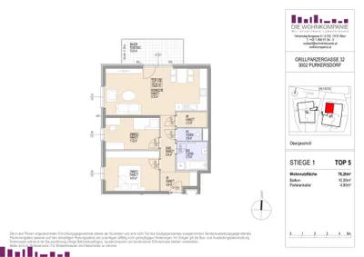 3-Zimmer-Wohnung kaufen in Sankt Pölten Land – 78,2 m², € 439.000 – Bild 28 von 28
