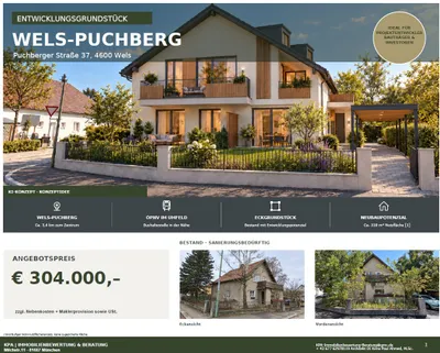 Haus kaufen in Wels – 130 m², € 304.000