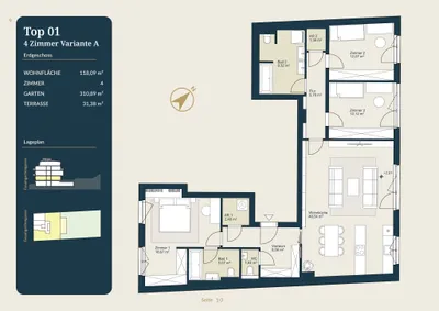 4-Zimmer-Wohnung kaufen in Wien – 118 m², € 1.208.500 – Bild 8 von 9