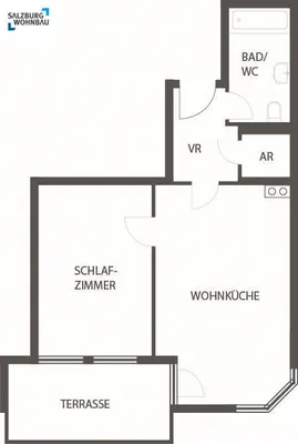 2-Zimmer-Wohnung mieten in Zell am See – 47 m², € 640 – Bild 2 von 2