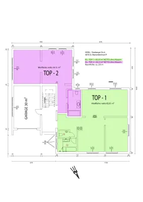 2-Zimmer-Gewerbeimmobilie mieten in Eferding – 60 m², € 9 – Bild 2 von 9