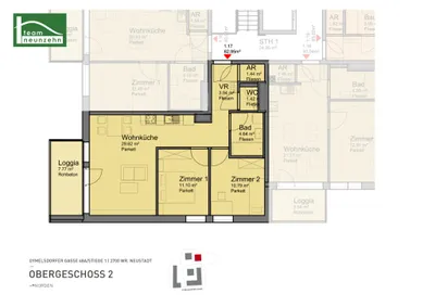 3-Zimmer-Wohnung mieten in Wiener Neustadt – 62,95 m², € 1.035 – Bild 19 von 19