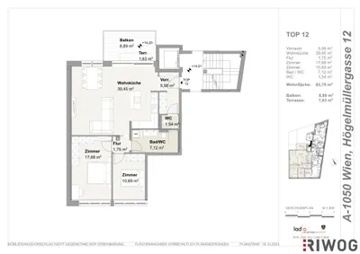 3-Zimmer-Wohnung kaufen in Wien – 83,79 m², € 639.000 – Bild 21 von 21