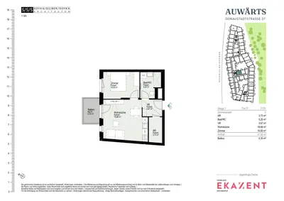 2-Zimmer-Wohnung mieten in Wien – 41,88 m², € 1.025 – Bild 8 von 8