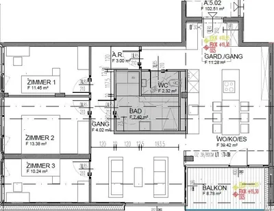 4-Zimmer-Wohnung mieten in Schwaz – 98 m², € 2.154 – Bild 11 von 12