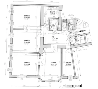 5-Zimmer-Wohnung mieten in Wien – 136,52 m², € 2.837 – Bild 59 von 59
