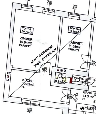 2-Zimmer-Wohnung kaufen in Wien – 44 m², € 156.500 – Bild 9 von 9