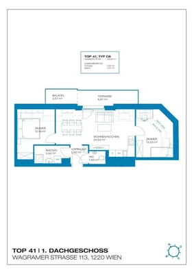 3-Zimmer-Wohnung kaufen in Wien – 58,83 m², € 437.349 – Bild 9 von 9