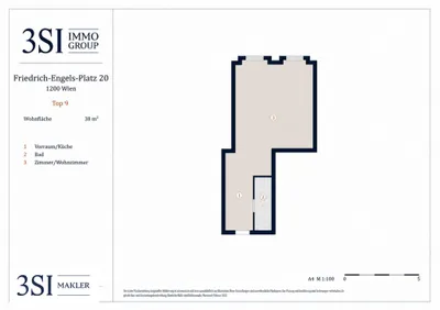 1-Zimmer-Wohnung kaufen in Wien – 38 m², € 145.000 – Bild 10 von 10